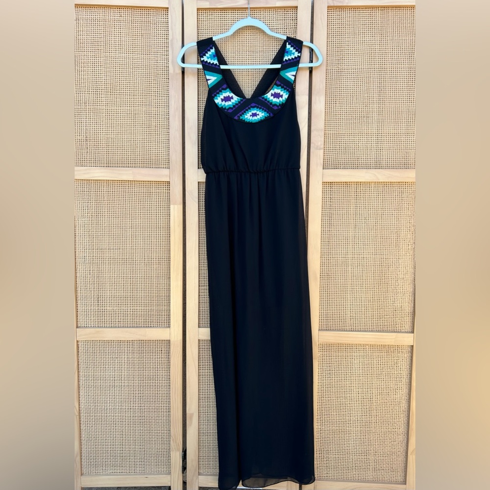 Embroidered Maxi Dress